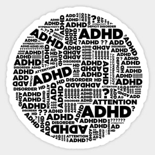 Attention Deficit Sticker